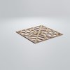 Ekena Millwork Large Garland Decorative Fretwork Wood Wall Panels, Birch, 23 3/8"W x 23 3/8"H x 3/8"T WALW24X24X0375GRDBI